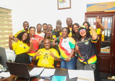 NAFCO staff engage in football predictions for the Ghana vs England match