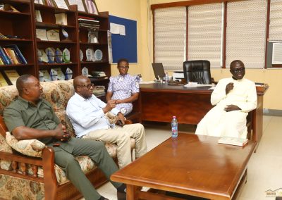 NAFCO Ceo visit Saint James SHS in Sunyani