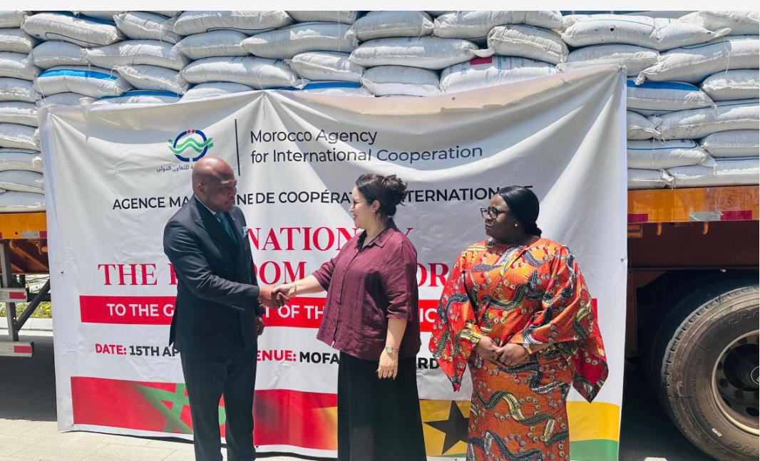 Morocco donates 2,000 tonnes of fertiliser to boost Ghana’s agriculture
