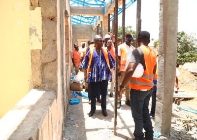Inspection of Renovation Works at the Tamale Warehouse